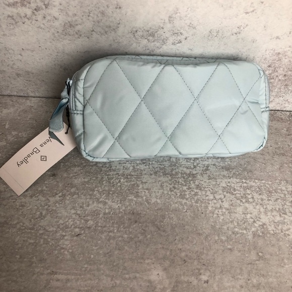 Vera Bradley Essential Mini Belt Bag Ultralight Sea Salt Blue - Picture 13 of 13